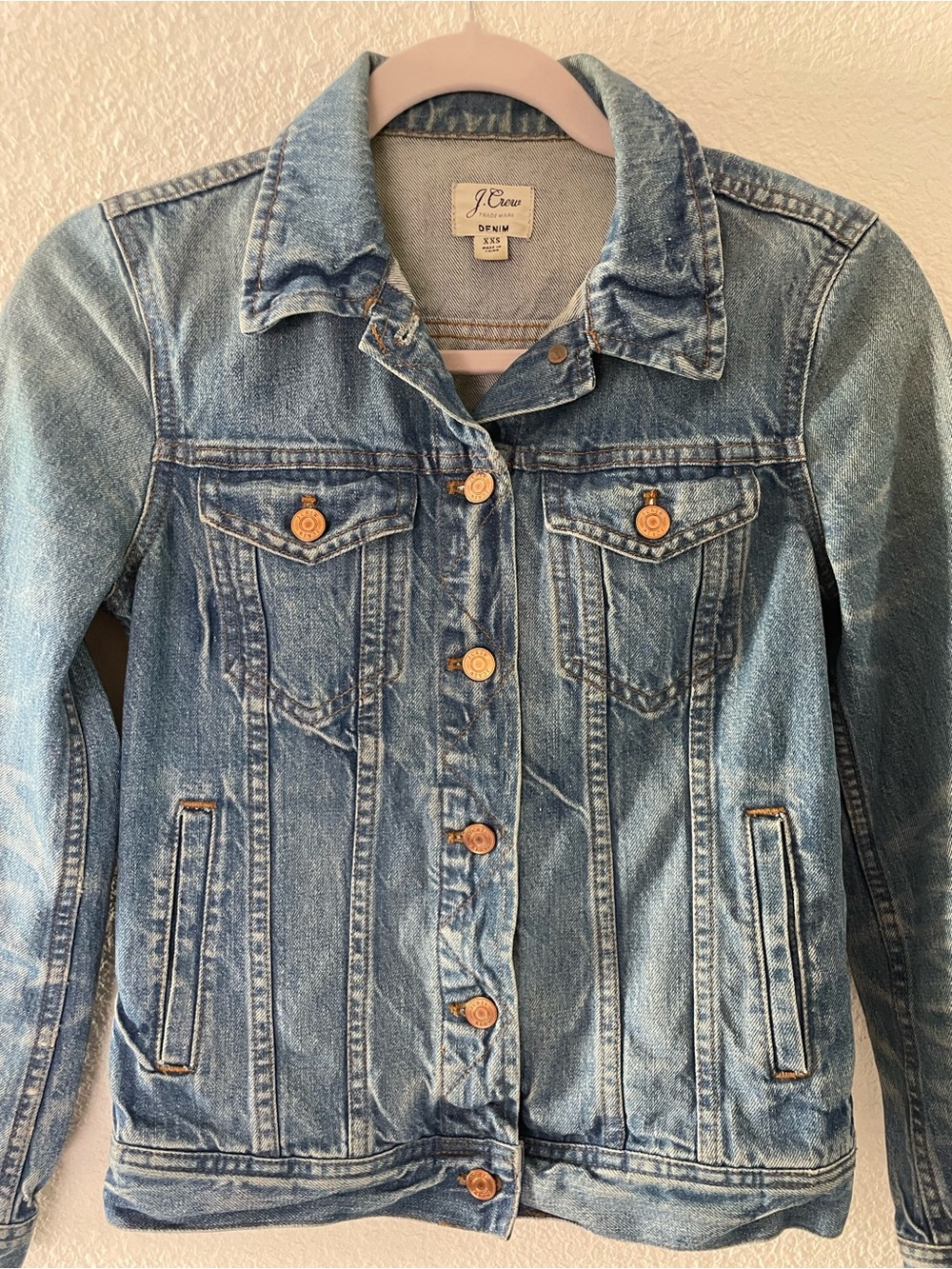 J.Crew Vintage Wash Denim Jacket XXS | Women’s Jean Jacket
